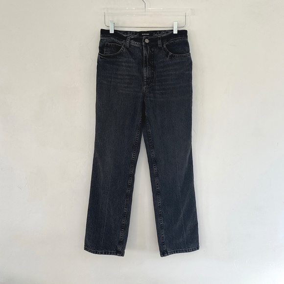 Rachel Comey high waisted washed black jeans clean slim legion la garconne S 4 - Picture 3 of 9